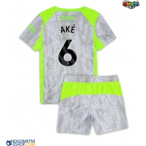 Otroški Nogometni dresi Manchester City Nathan Ake #6 Tretji 2025-26 Kratek Rokav (+ Kratke hlače)